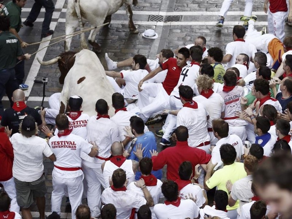 Encierro del 8 julio. Foto: EFE