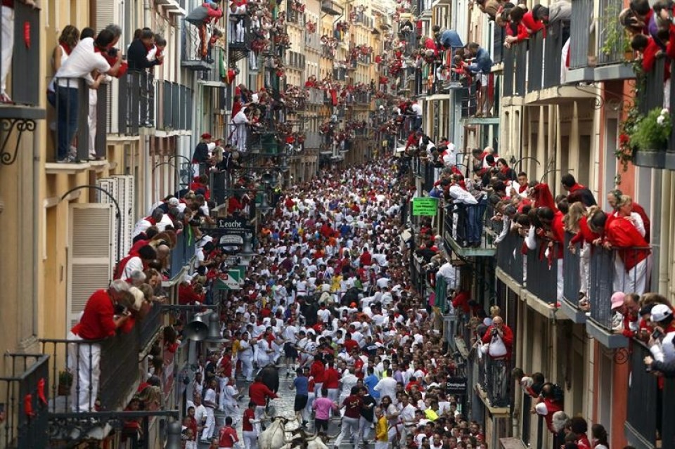 Encierro del 8 julio. Foto: EFE