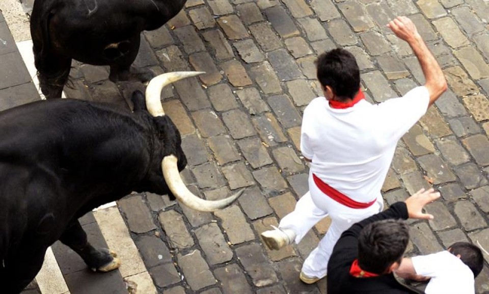 Encierro del 9 julio. Foto: EFE