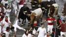 Encierro del 10 de julio. Foto: EFE