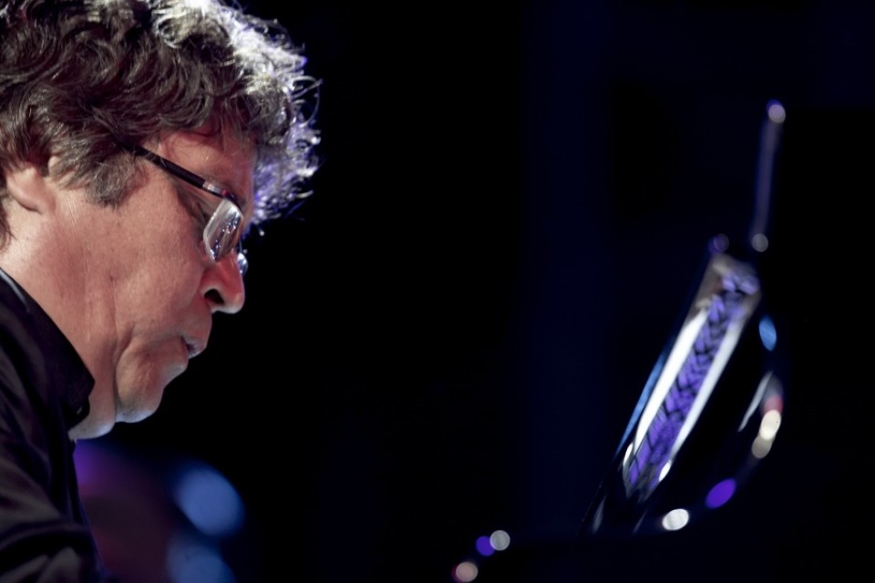 Chano Domínguez, en el Polideportivo de Mendizorrotza (con Niño Josele), el 15 de julio