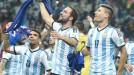 Argentinak Alemaniaren aurka jokatuko du finala. Argazkia: EFE title=