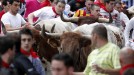 Encierro del 12 de julio. EFE