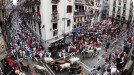 Encierro del 12 de julio. EFE