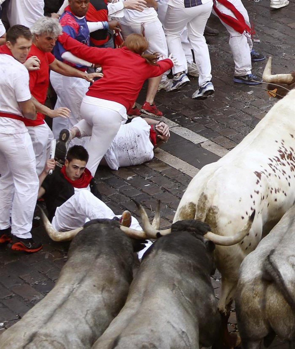 Encierro del 13 de julio. Foto: EFE