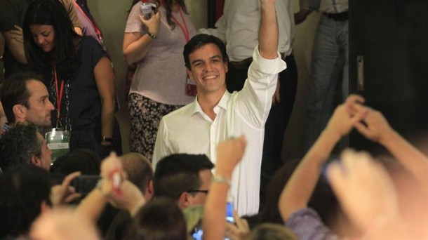 Pedro Sanchez PSOEko idazkari nagusi berria. Argazkia: EFE