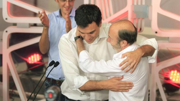 El secretario general saliente del PSOE, Alfredo Pérez Rubalcaba.