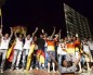 Los alemanes celebran por todo lo alto el campeonato del mundo