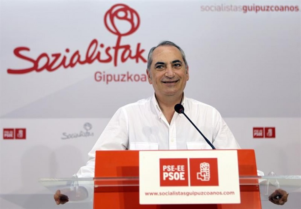 El secretario general del PSE-EE de Gipuzkoa, Iñaki Arriola. Foto: EFE