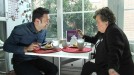 Cristina Almeida y Iñaki Lopez en el desayuno
