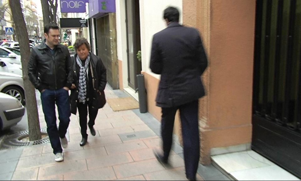 Cristina Almeida y Iñaki Lopez en Madrid