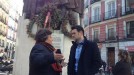 Cristina Almeida y Iñaki Lopez en Atocha