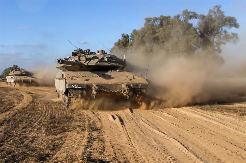 El ejército israelí comienza la ofensiva terrestre en Gaza