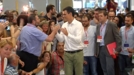 Txalo artean hartu dute Pedro Sanchez PSOEren Kongresuan