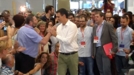 El Congreso de los socialistas recibe entre aplausos a Pedro Sánchez