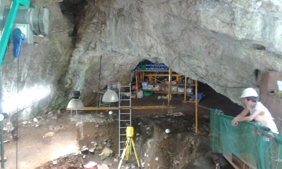 Yacimiento de El Portalón de la Cueva Mayor de Atapuerca. 