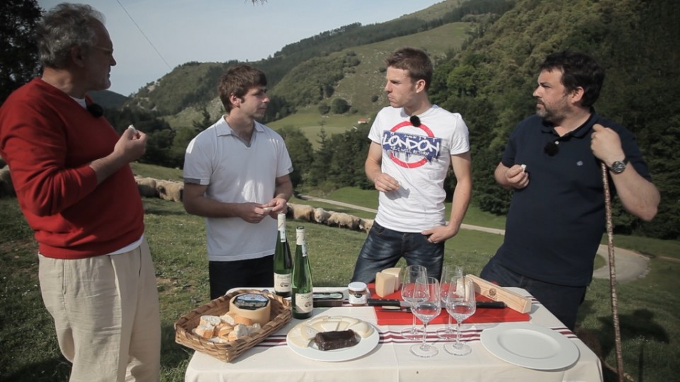 Illarramendirekin gazta dastatzen