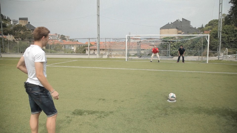 Illarramendi penaltiak jaurtitzen