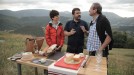 En Oñati probando queso