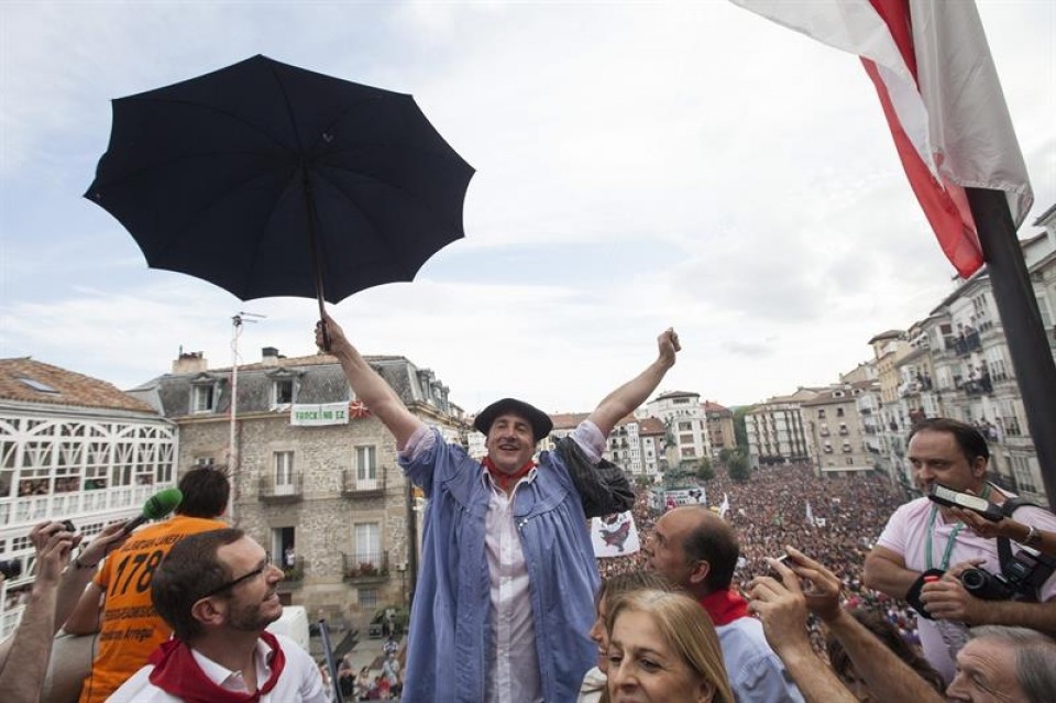 Andre Maria Zuriaren jaiak. Argazkia: EFE.