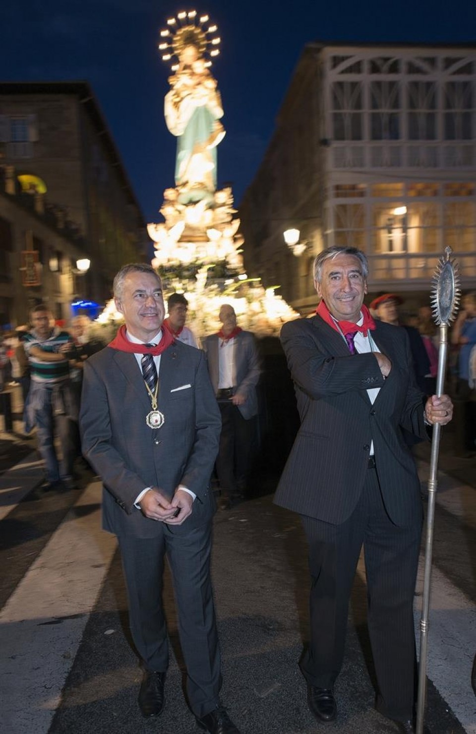 Andre Maria Zuriaren jaiak. Argazkia: EFE.