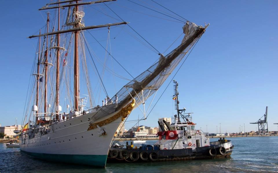 El buque escuela Juan Sebastián Elcano. Foto: perfil de Facebook del navío