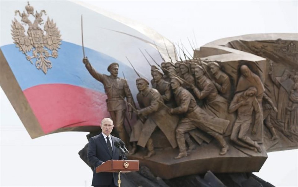 Vladimir Putin Errusiako presidentea. Artxiboko irudia: EFE