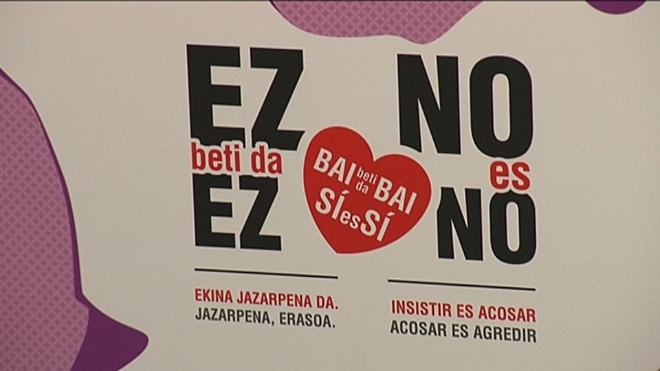 Bilbao y San Sebastián abogan por unas fiestas sin agresiones sexuales