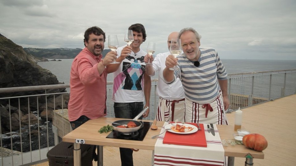 Sukaldariak eta Eneko Van Horenbeke \