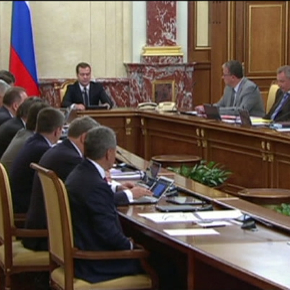 Dmitri Medvedev Errusiako lehen ministroa. Artxiboko irudia: Reuters