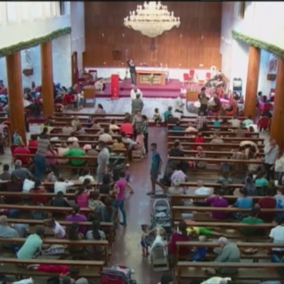 La comunidad cristiana en el norte de Irak huye de los yihadistas