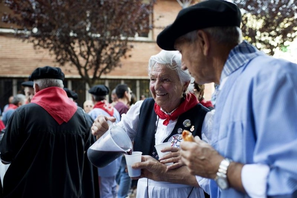 Andre Maria Zuriaren jaiak. Argazkia: EFE.