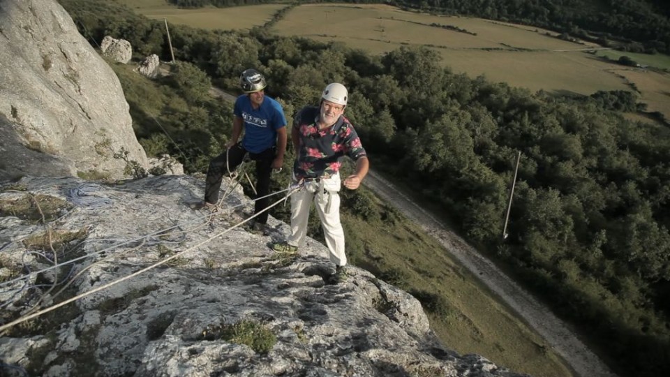 Ramón Roteta en el Santuario de Oro