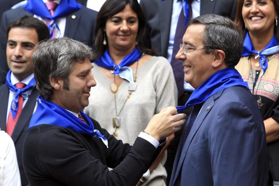 Josu Urrutia eta Jose Luis Bilbao. Argazkia: EFE