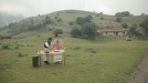 En Aralar cocinando