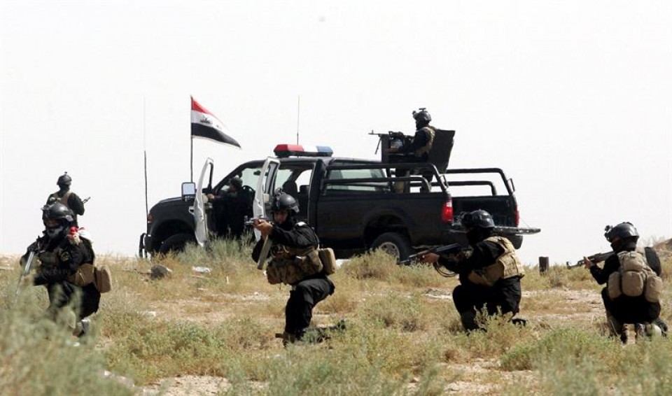 Fuerzas de operaciones Especiales iraquíes participan en ejercicios militares. EFE