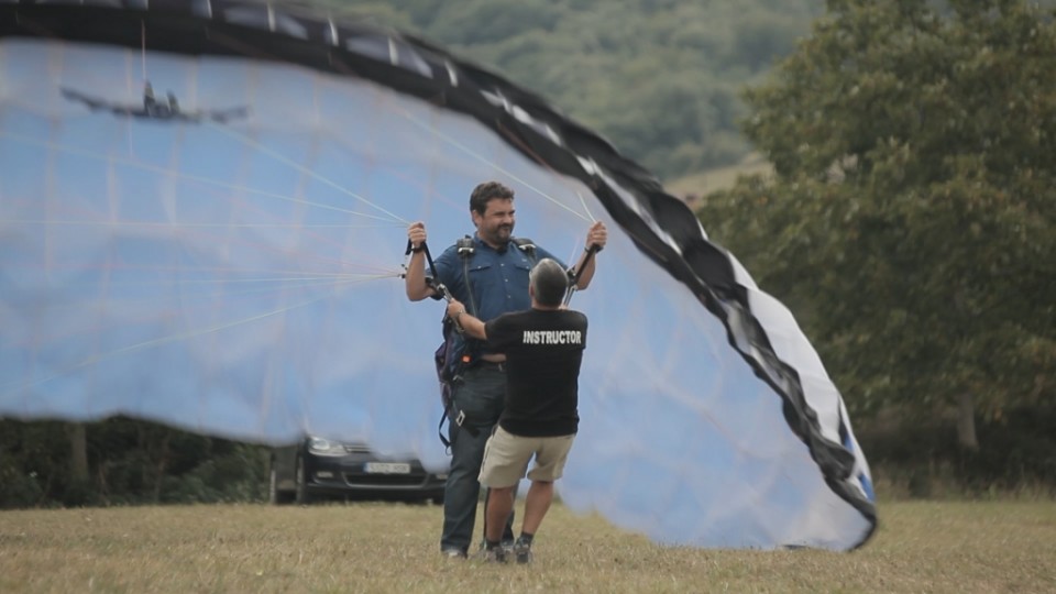 Orduñan parapente egiten