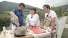En Quejana cocinando