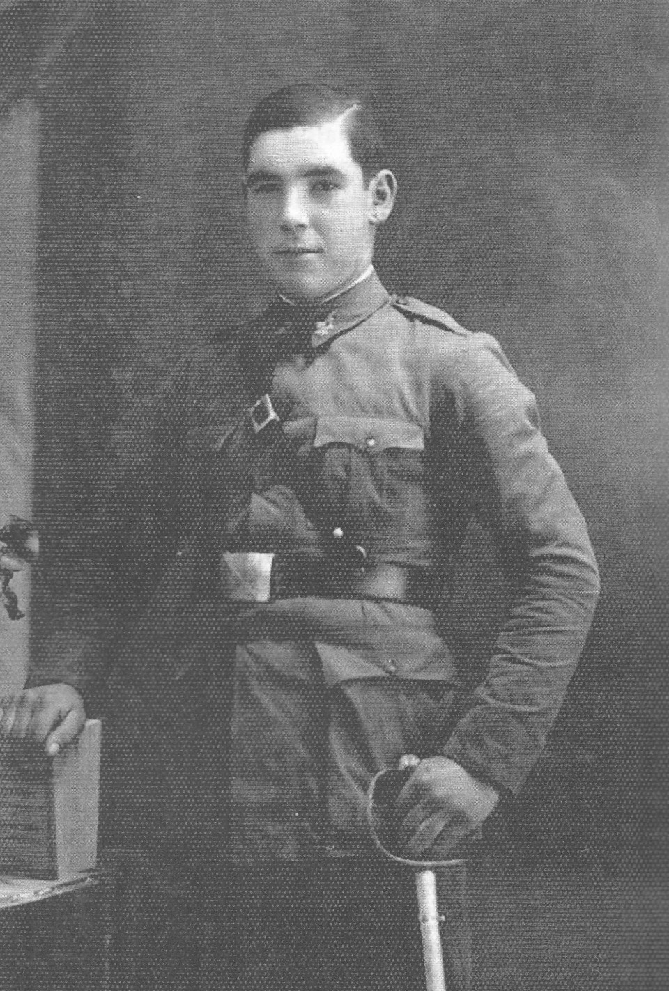 Damian Ardanza, aita, soldadu. 1934