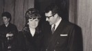 El día de su boda con Gloria Urtiaga, en Gernika. 20 de diciembre de 1969.  title=