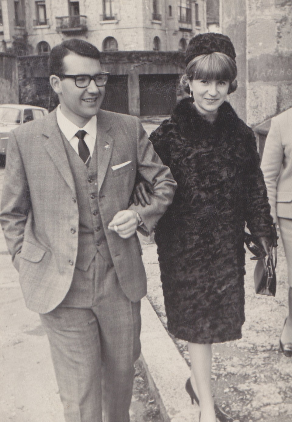 Gloria Urtiaga eta Jose Antonio Ardanza, 1966an.