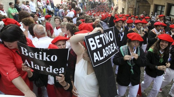 Alarde en Hondarribia.