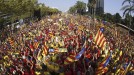 Cientos de miles de personas por la independencia