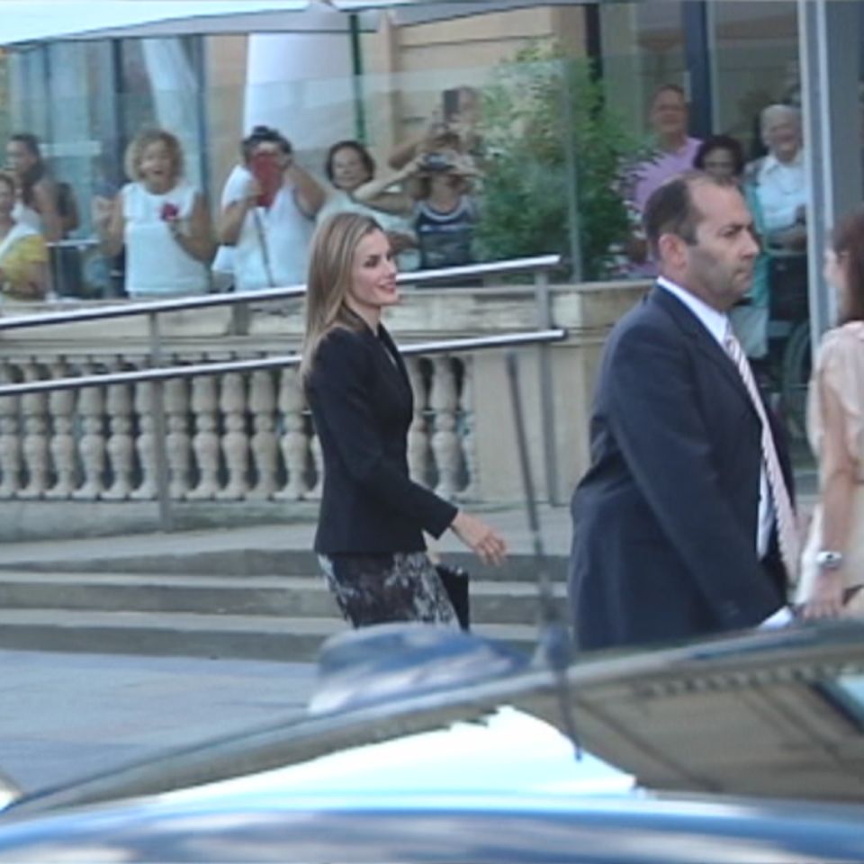 La reina Letizia en Donostia-San Sebastián. Foto: EFE