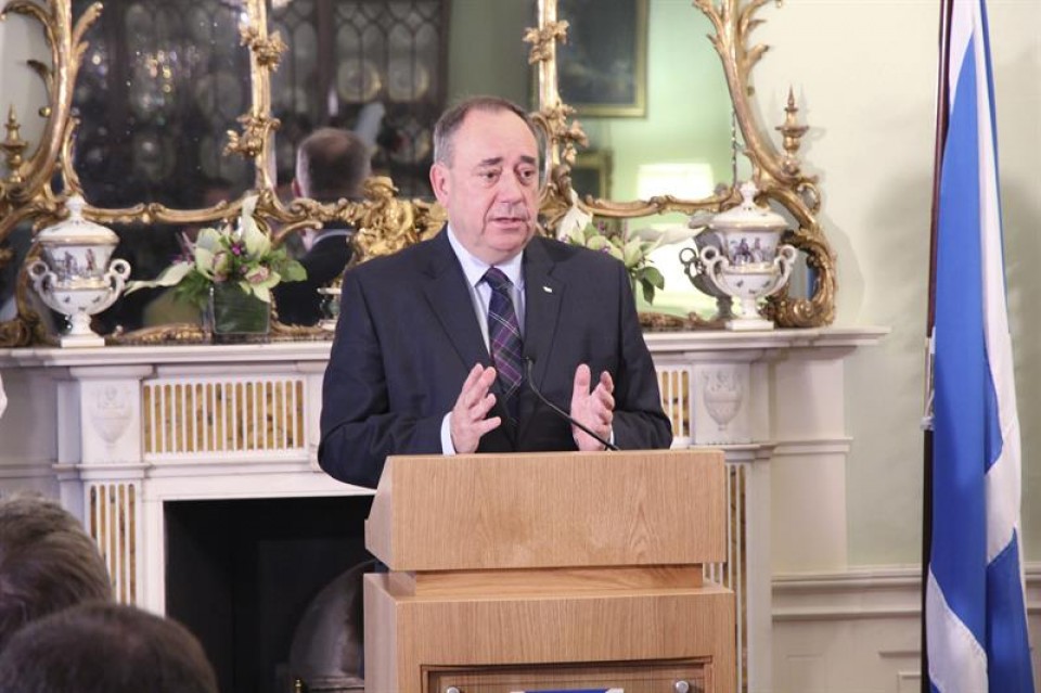 Alex Salmond Eskoziako ministro nagusia. Artxiboko irudia: EFE