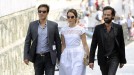 François Ozon, Romain Duris eta Anaïs Demoustier (Efe)