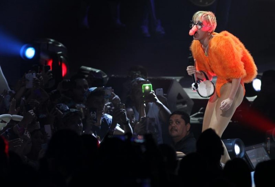 Miley Cyrus. Foto. EFE