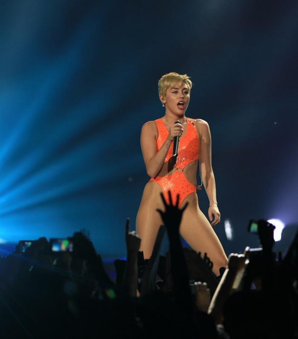 Miley Cyrus. Foto. EFE