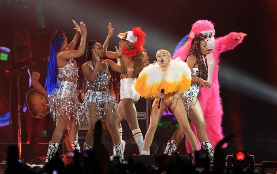 Miley Cyrus. Foto. EFE
