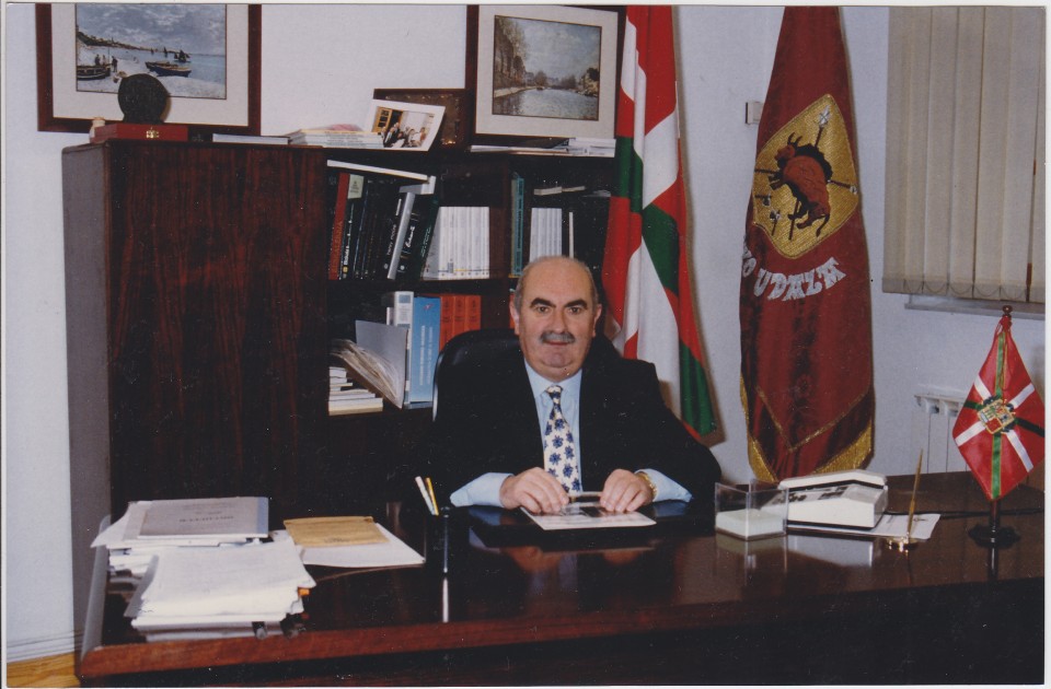 Jose Antonio Bastegieta 'Marko', alkate. Kortezubiko udaletxea